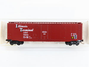 N Scale Micro-Trains 32270 ITC Illinois Terminal 50' Plug Door Box Car 7234 RTR