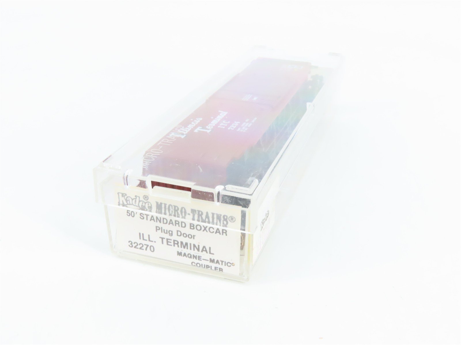 N Scale Micro-Trains 32270 ITC Illinois Terminal 50' Plug Door Box Car 7234 RTR