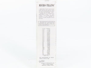 N Scale Micro-Trains 49310 Green Bay & Western 40' Dbl. Wood-Sheathed Reefer RTR