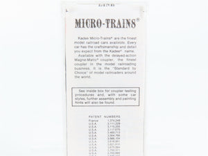 N Scale Micro-Trains 49310 Green Bay & Western 40' Dbl. Wood-Sheathed Reefer RTR