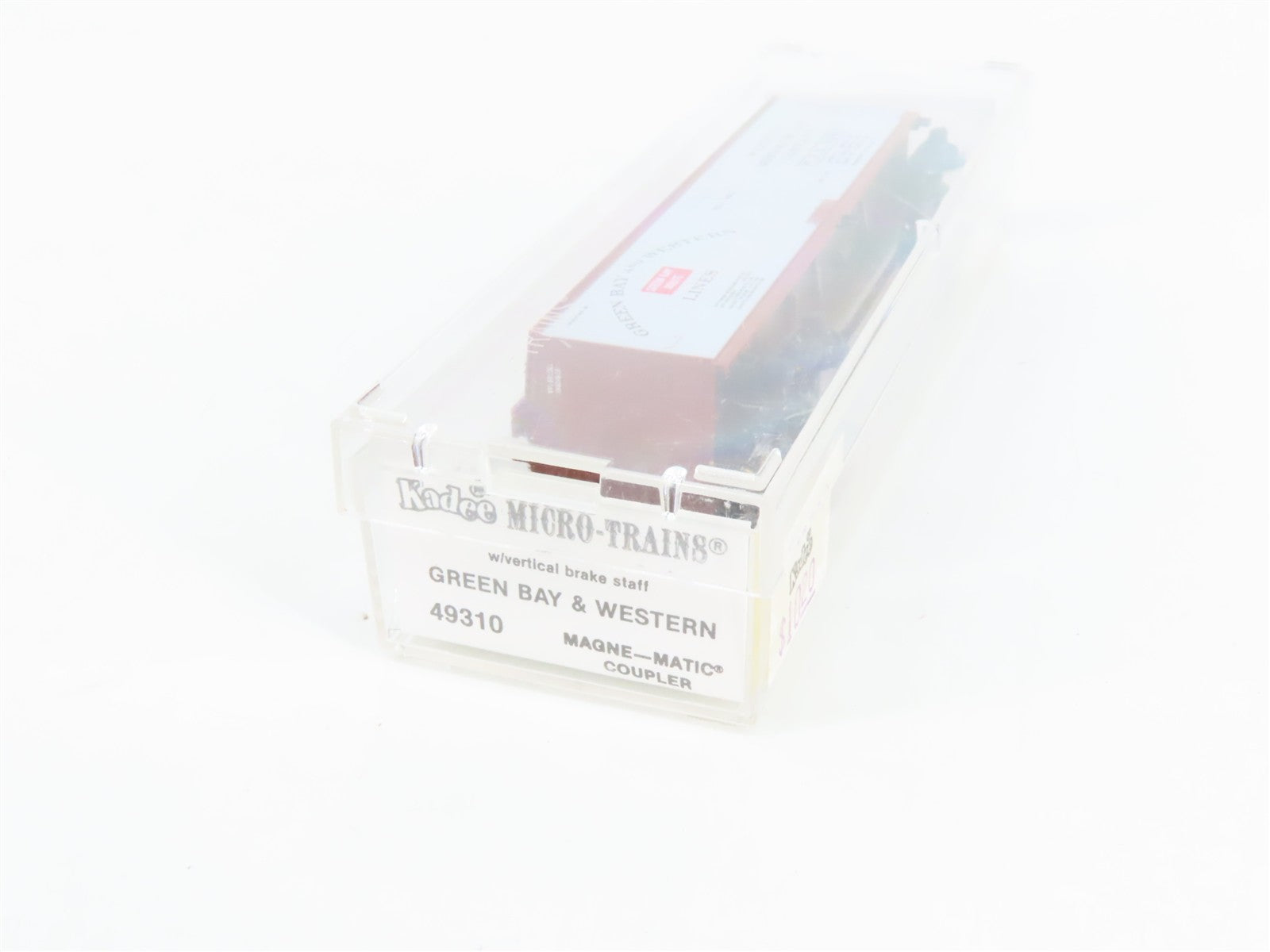 N Scale Micro-Trains 49310 Green Bay & Western 40' Dbl. Wood-Sheathed Reefer RTR