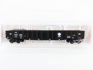 N Scale Micro-Trains 105550 IC Illinois Central 50' Steel Side Gondola RTR