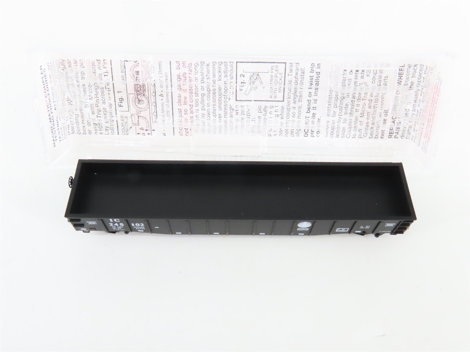 N Scale Micro-Trains 105550 IC Illinois Central 50' Steel Side Gondola RTR