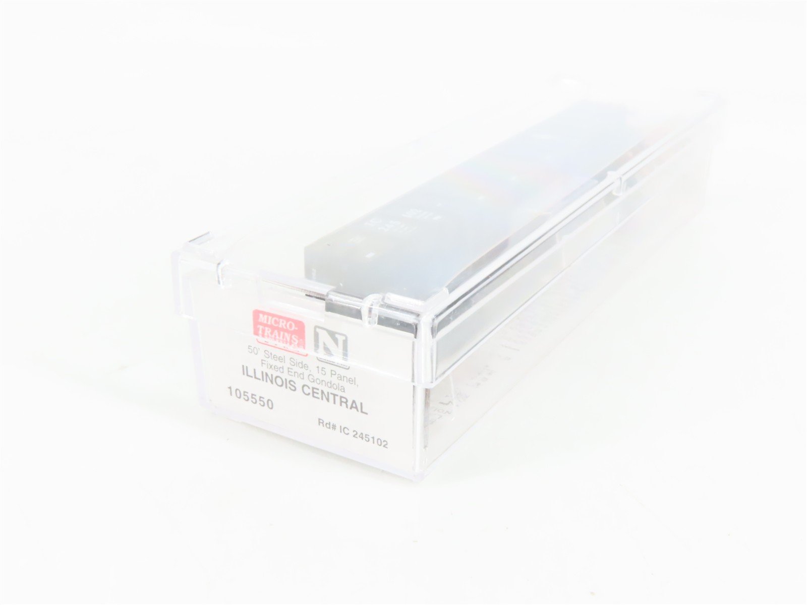 N Scale Micro-Trains 105550 IC Illinois Central 50' Steel Side Gondola RTR