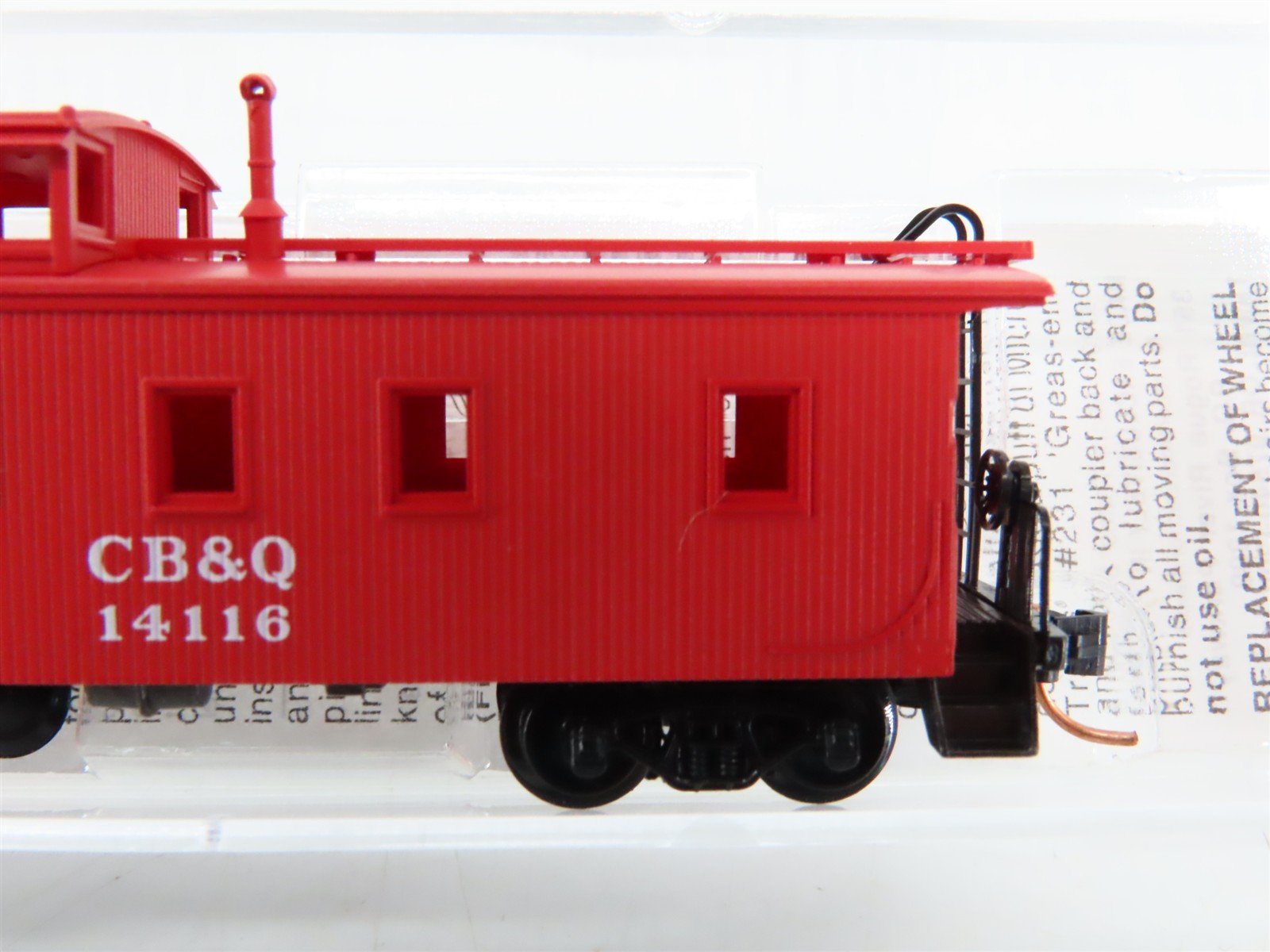 N Scale Micro-Trains 51120 Chicago, Burlington & Quincy 34' Caboose RTR