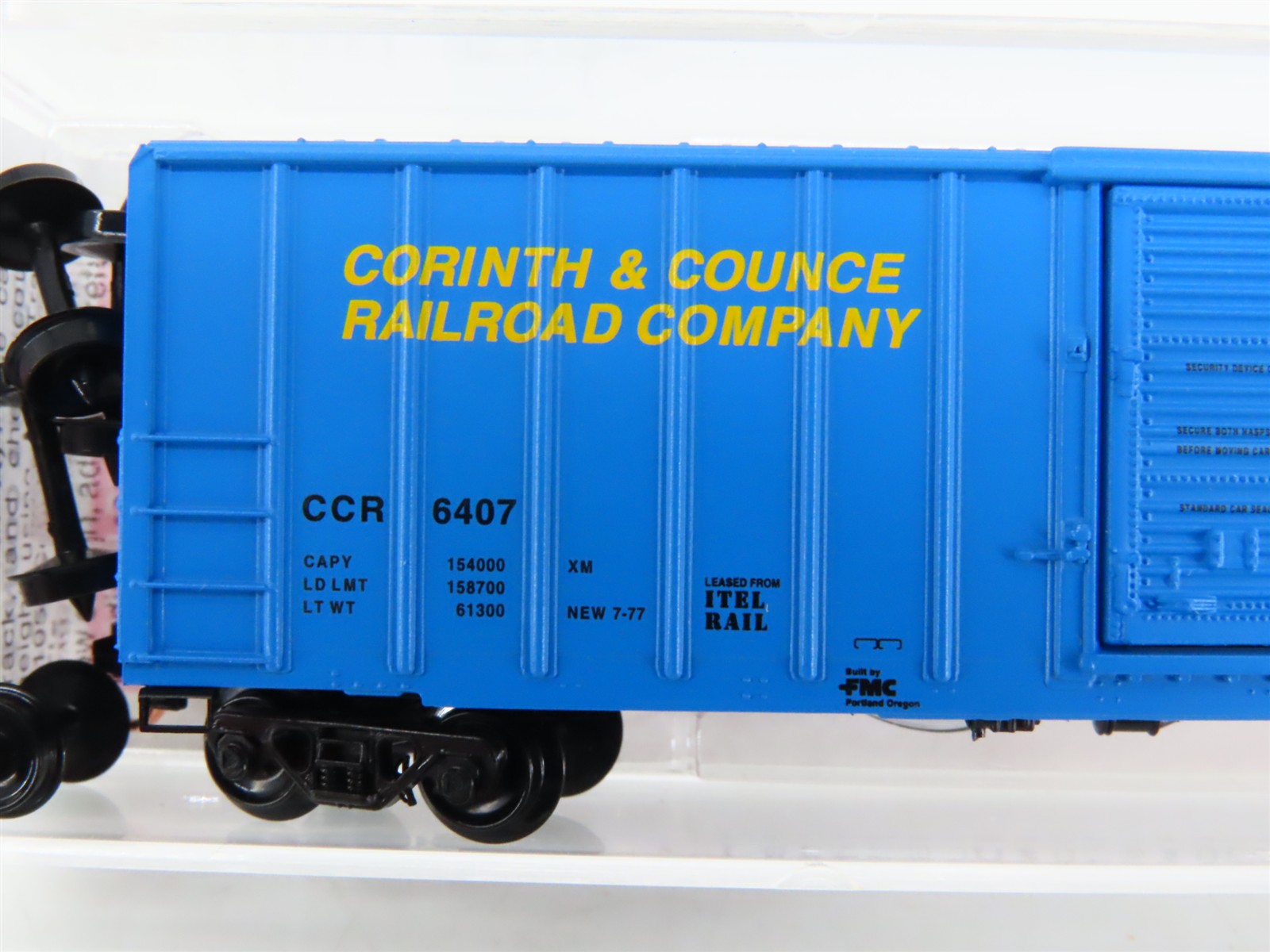 N Scale Micro-Trains 25140 CCR Corinth & Counce 50' Box Car 6407 RTR