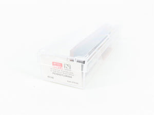 N Scale Micro-Trains 45140 PRR Pennsylvania 50' Flat Car 470165 RTR
