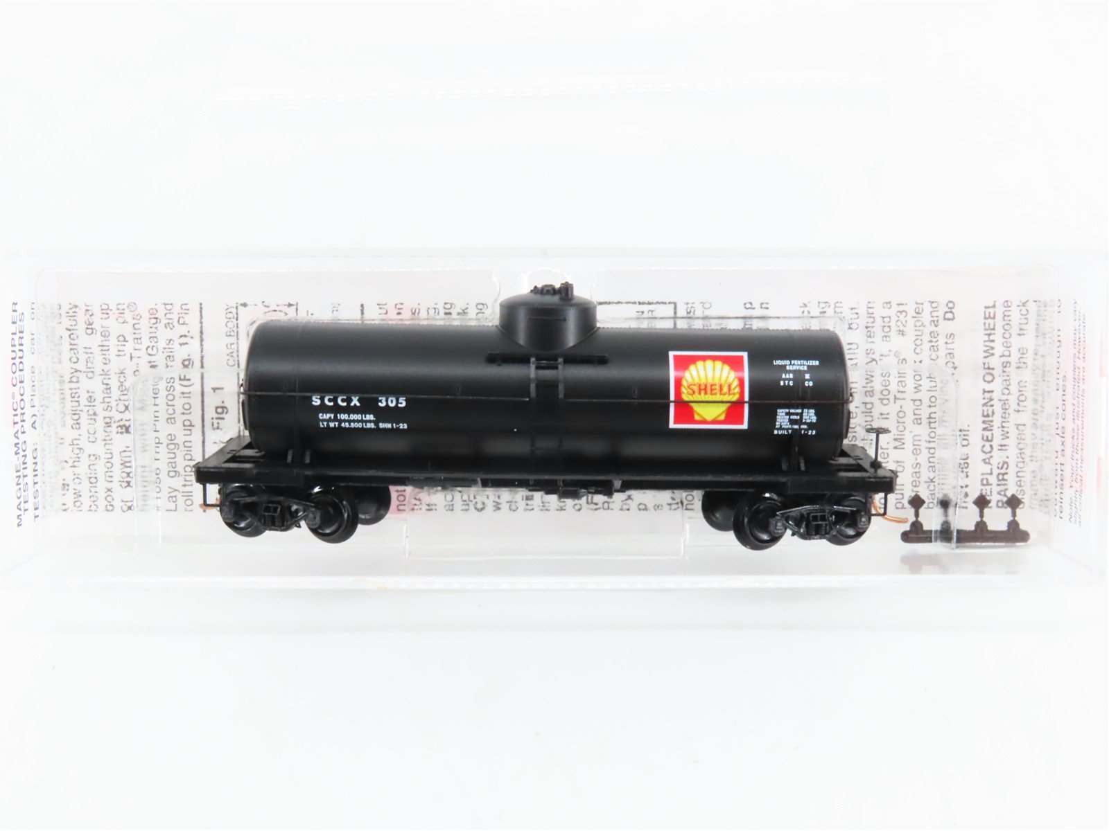 N Scale Micro-Trains 65520 SCCX Shell 39' Single Dome Tank Car 305 RTR