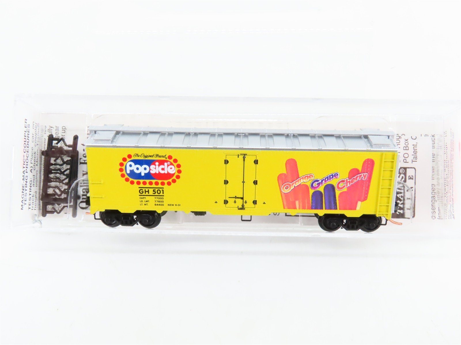 N Scale Micro-Trains 59050 GH Popsicle 40' Steel Ice Reefer 501 RTR