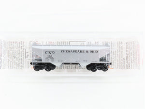 N Scale Micro-Trains 86030 C&O Chesapeake & Ohio 33' 2-Bay Hopper 130 RTR