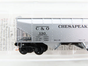 N Scale Micro-Trains 86030 C&O Chesapeake & Ohio 33' 2-Bay Hopper 130 RTR