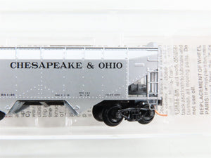N Scale Micro-Trains 86030 C&O Chesapeake & Ohio 33' 2-Bay Hopper 130 RTR