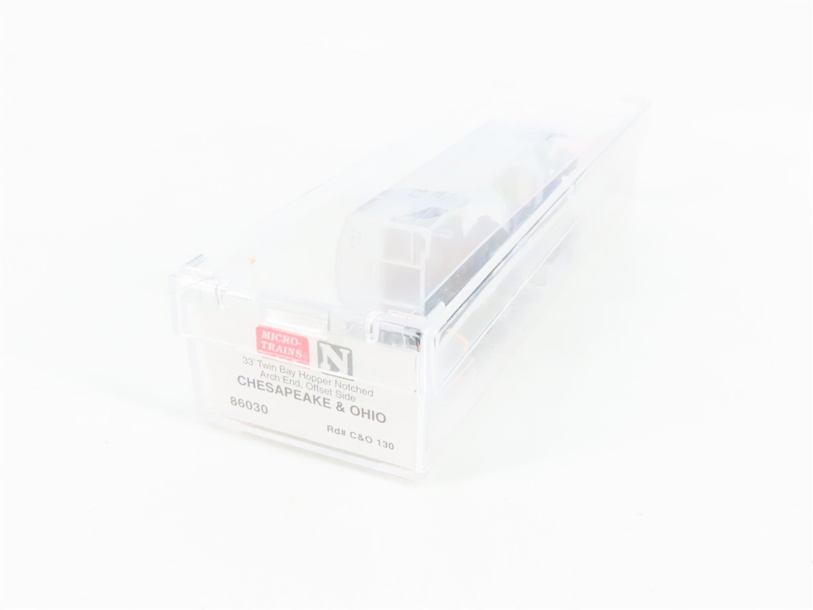 N Scale Micro-Trains 86030 C&O Chesapeake & Ohio 33' 2-Bay Hopper 130 RTR