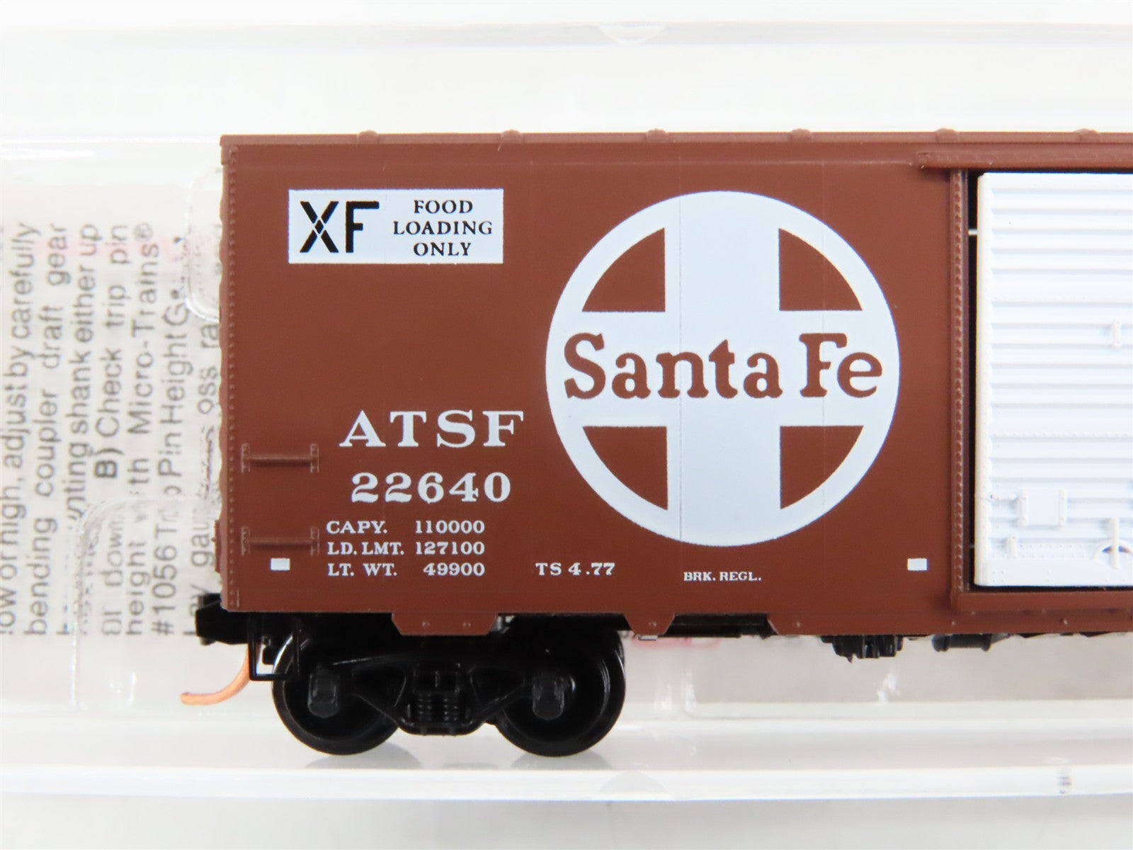 N Scale Micro-Trains 73010 Atchison, Topeka & Santa Fe 40' Standard Box Car RTR