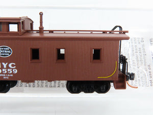 N Scale Micro-Trains 51080 New York Central 34' 34' Wood-Sheathed Caboose RTR