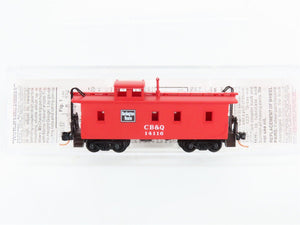 N Scale Micro-Trains 51120 Chicago, Burlington & Quincy 34' Caboose RTR