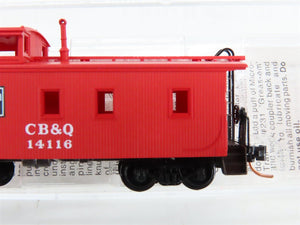 N Scale Micro-Trains 51120 Chicago, Burlington & Quincy 34' Caboose RTR