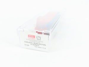 N Scale Micro-Trains 51120 Chicago, Burlington & Quincy 34' Caboose RTR