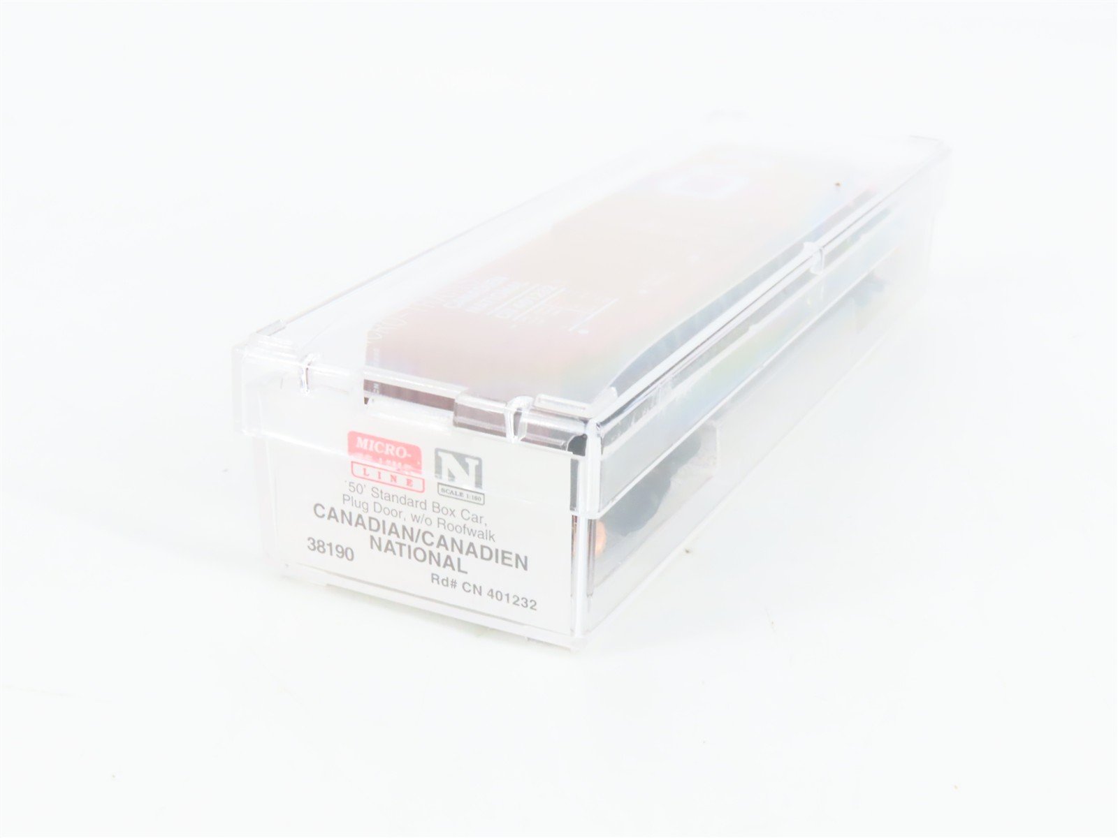 N Scale Micro-Trains 38190 CN Canadian National 50' Box Car 401232 RTR