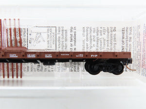 N Scale Micro-Trains 44060 ATSF Santa Fe 50' Flat Car 90822 RTR