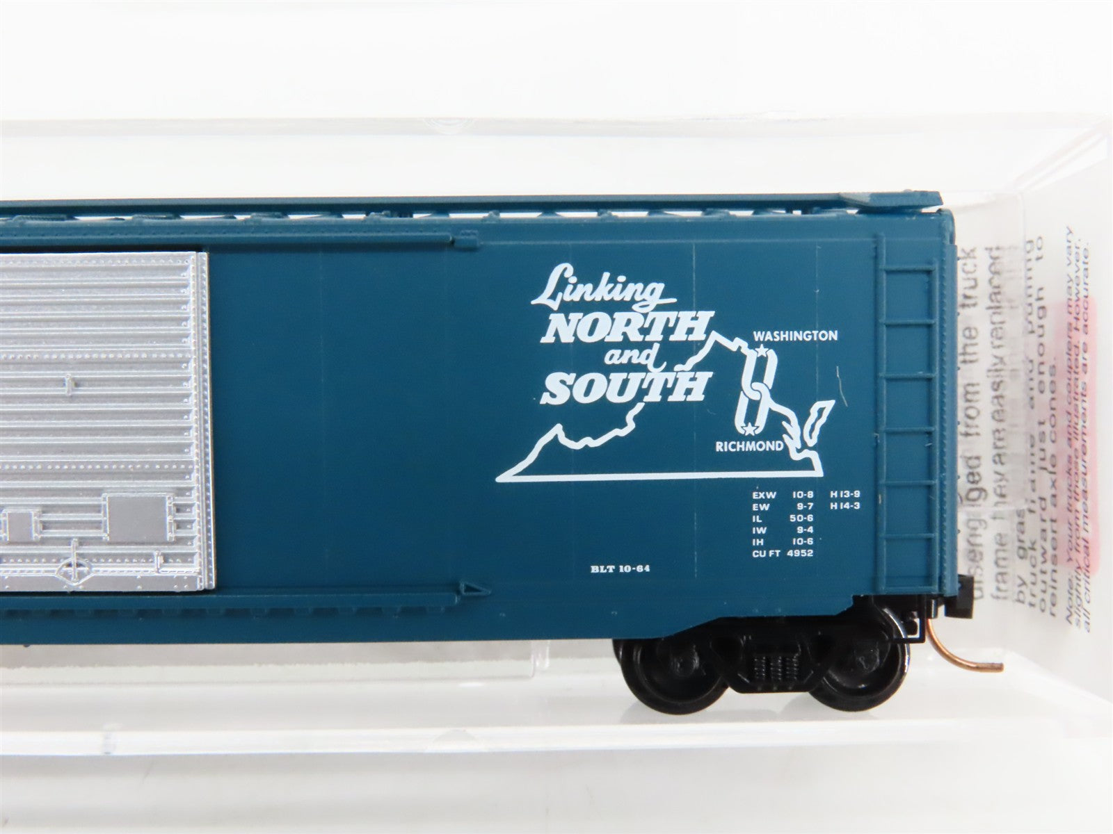 N Scale Micro-Trains 33020 Richmond, Fredericksburg & Potomac 50' Box Car RTR