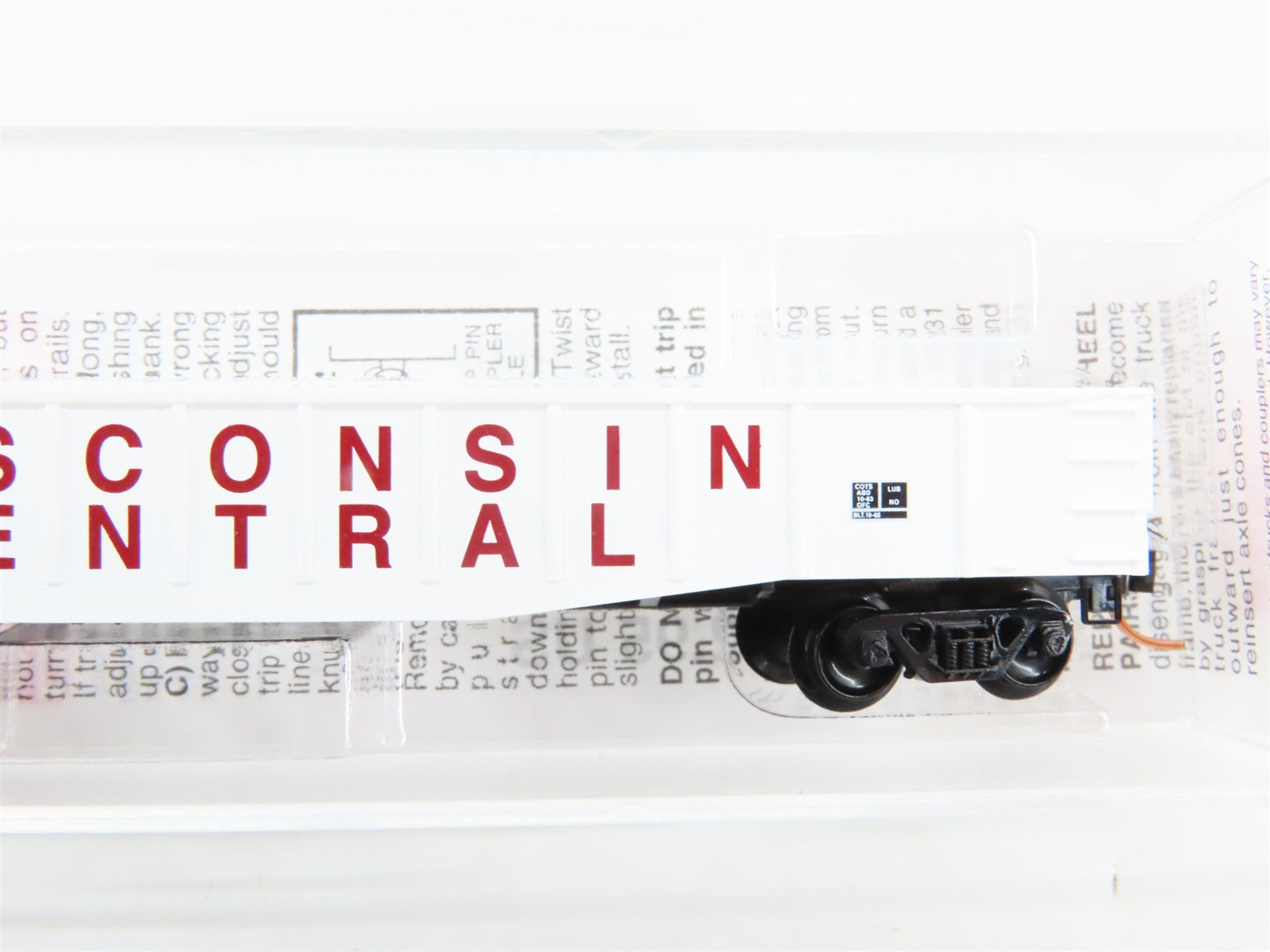 N Scale Micro-Trains 105090 WC Wisconsin Central 50' Gondola 55077 RTR