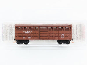 N Scale Micro-Trains 35080 Atchison, Topeka & Santa Fe 40' Stock/Cattle Car RTR