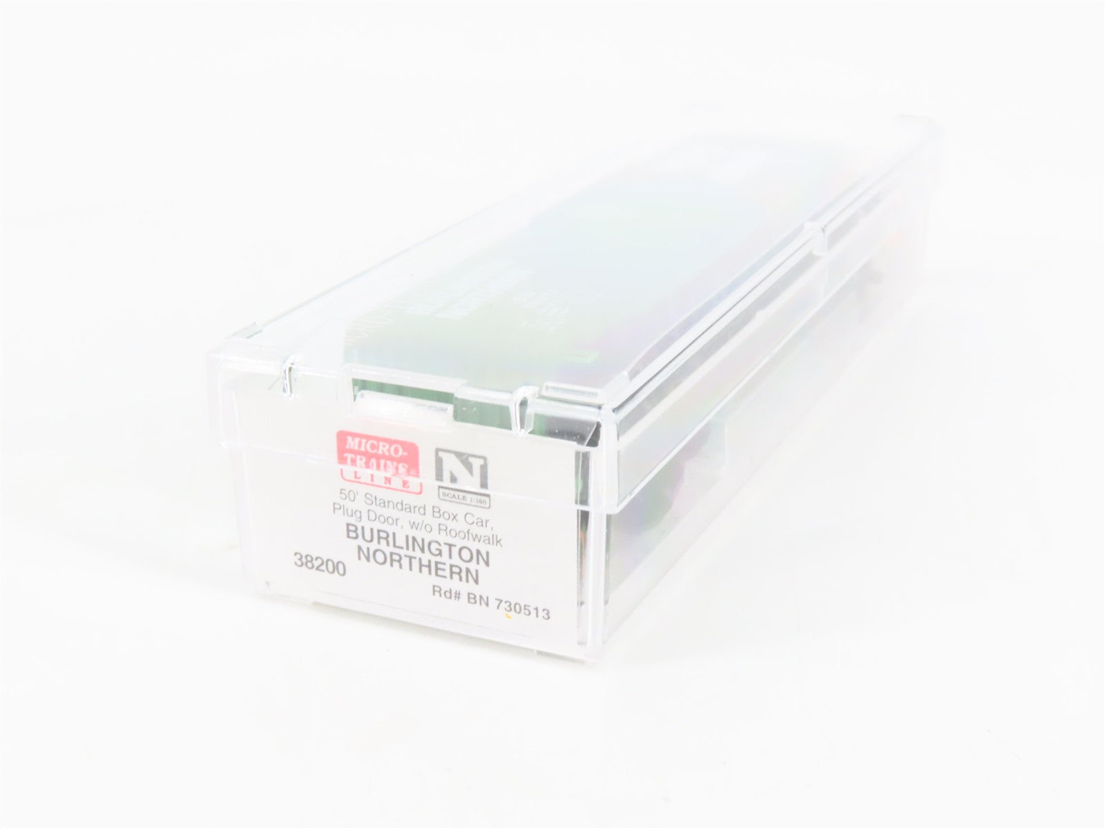 N Scale Micro-Trains 38200 BN Burlington Northern 50' Box Car 730513 RTR