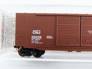 N Scale Micro-Trains 37040 CNJ Jersey Central 50' Box Car 25039 RTR