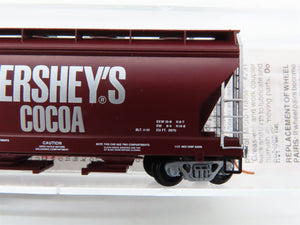 N Scale Micro-Trains 92150 HFC Hershey's 2-Bay Covered Hopper 6011 RTR
