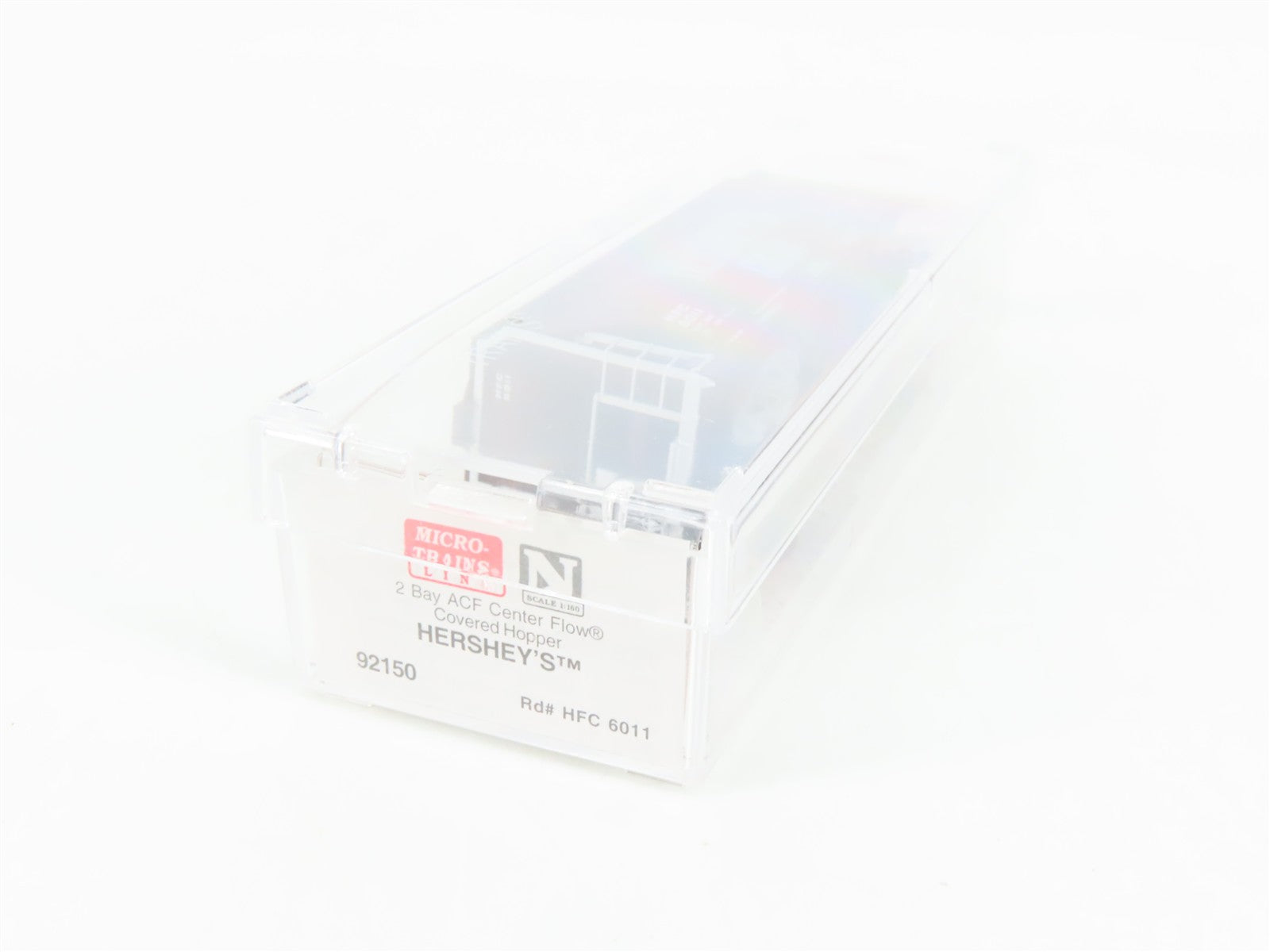 N Scale Micro-Trains 92150 HFC Hershey's 2-Bay Covered Hopper 6011 RTR