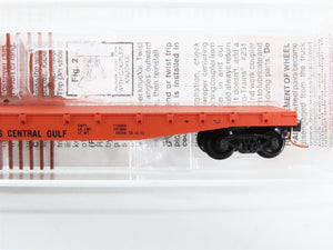 N Scale Micro-Trains 45010 ICG Illinois Central Gulf 50' Flat Car 905126 RTR