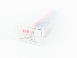 N Scale Micro-Trains 45010 ICG Illinois Central Gulf 50' Flat Car 905126 RTR