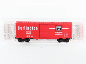 N Scale Micro-Trains 20170 CB&Q Chicago, Burlington & Quincy 40' Box Car RTR