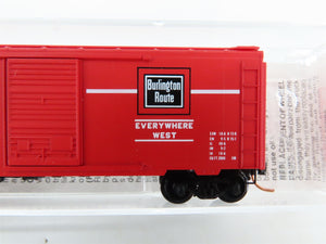 N Scale Micro-Trains 20170 CB&Q Chicago, Burlington & Quincy 40' Box Car RTR