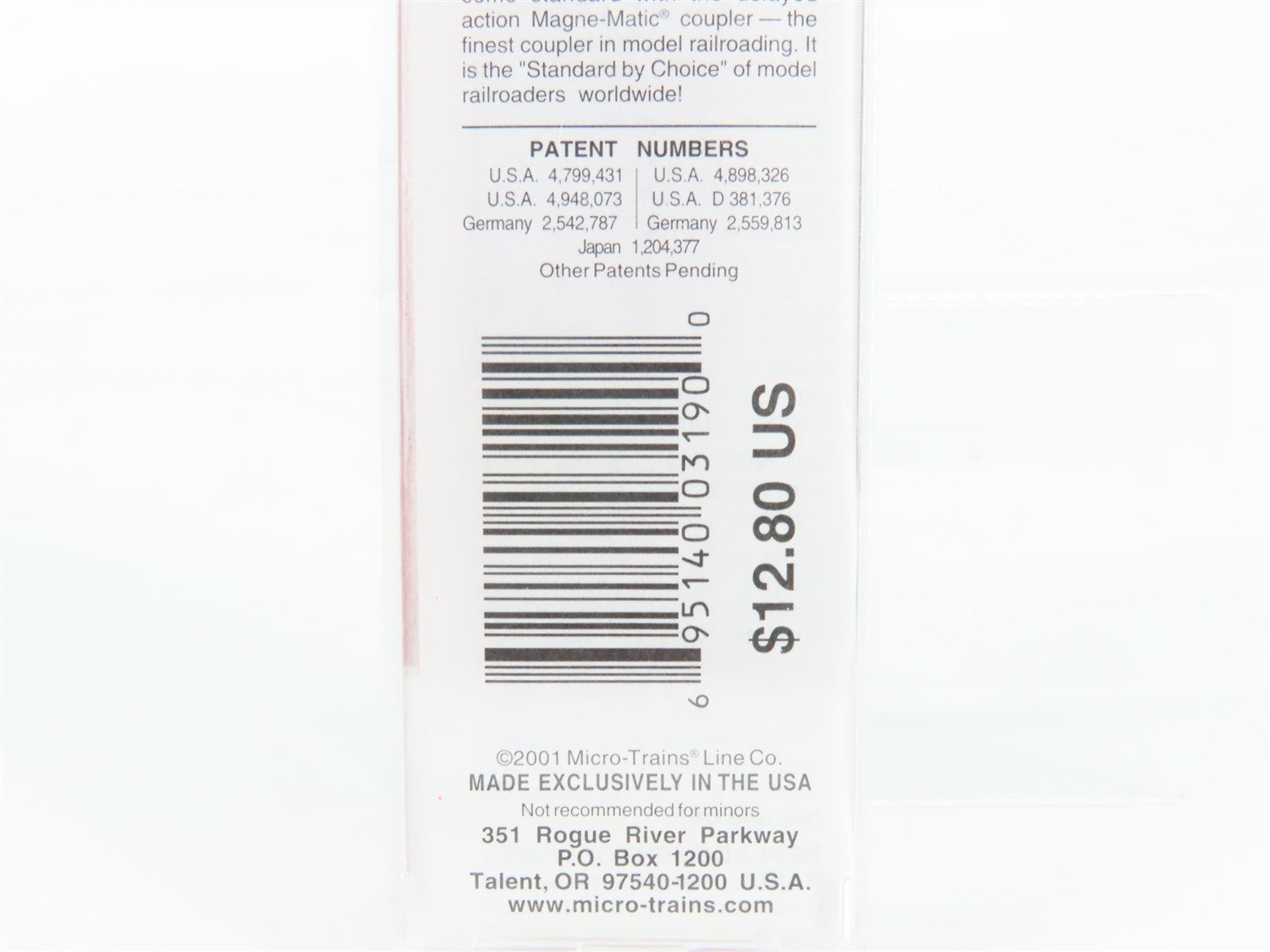 N Scale Micro-Trains 20170 CB&Q Chicago, Burlington & Quincy 40' Box Car RTR