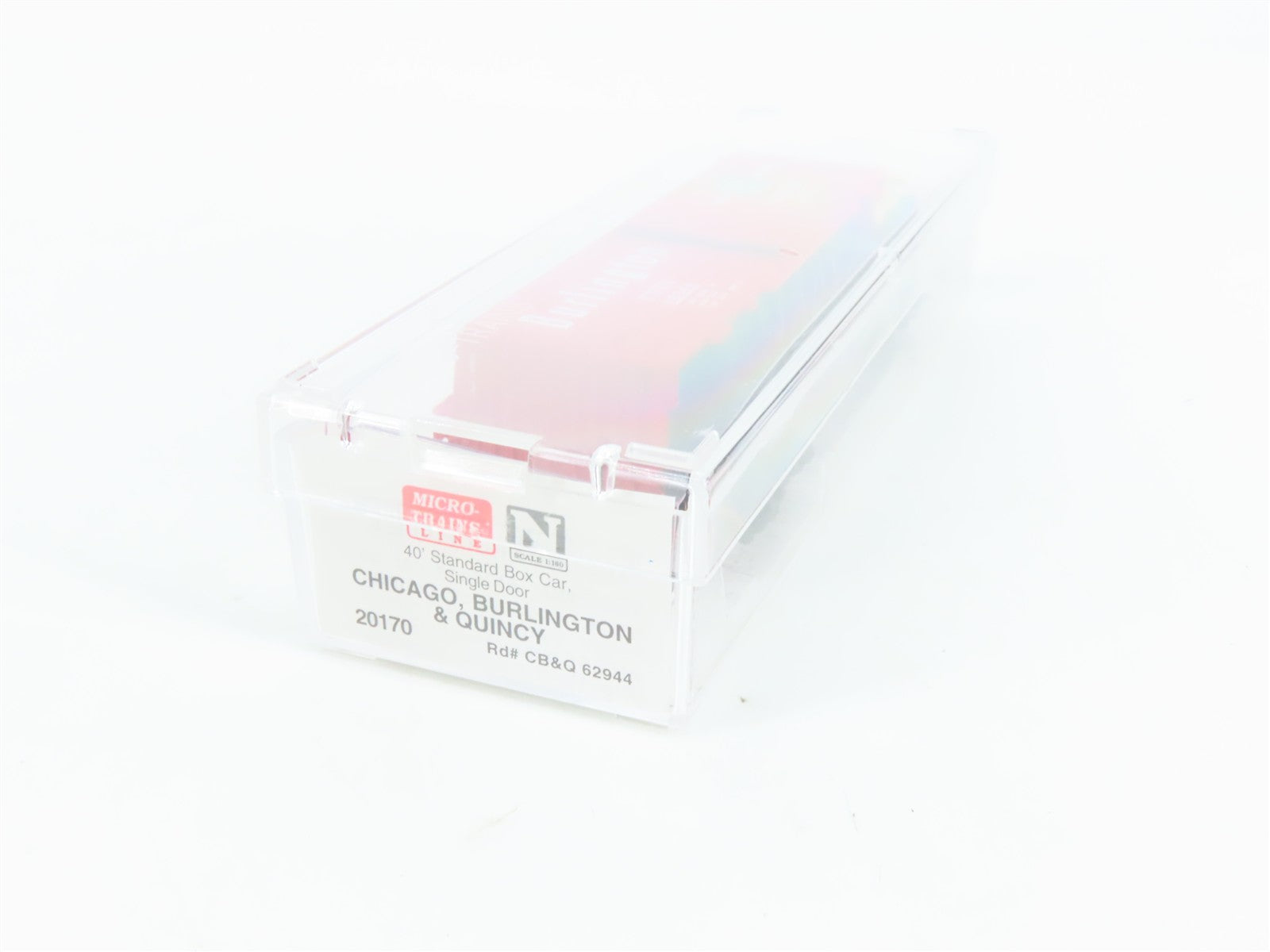 N Scale Micro-Trains 20170 CB&Q Chicago, Burlington & Quincy 40' Box Car RTR