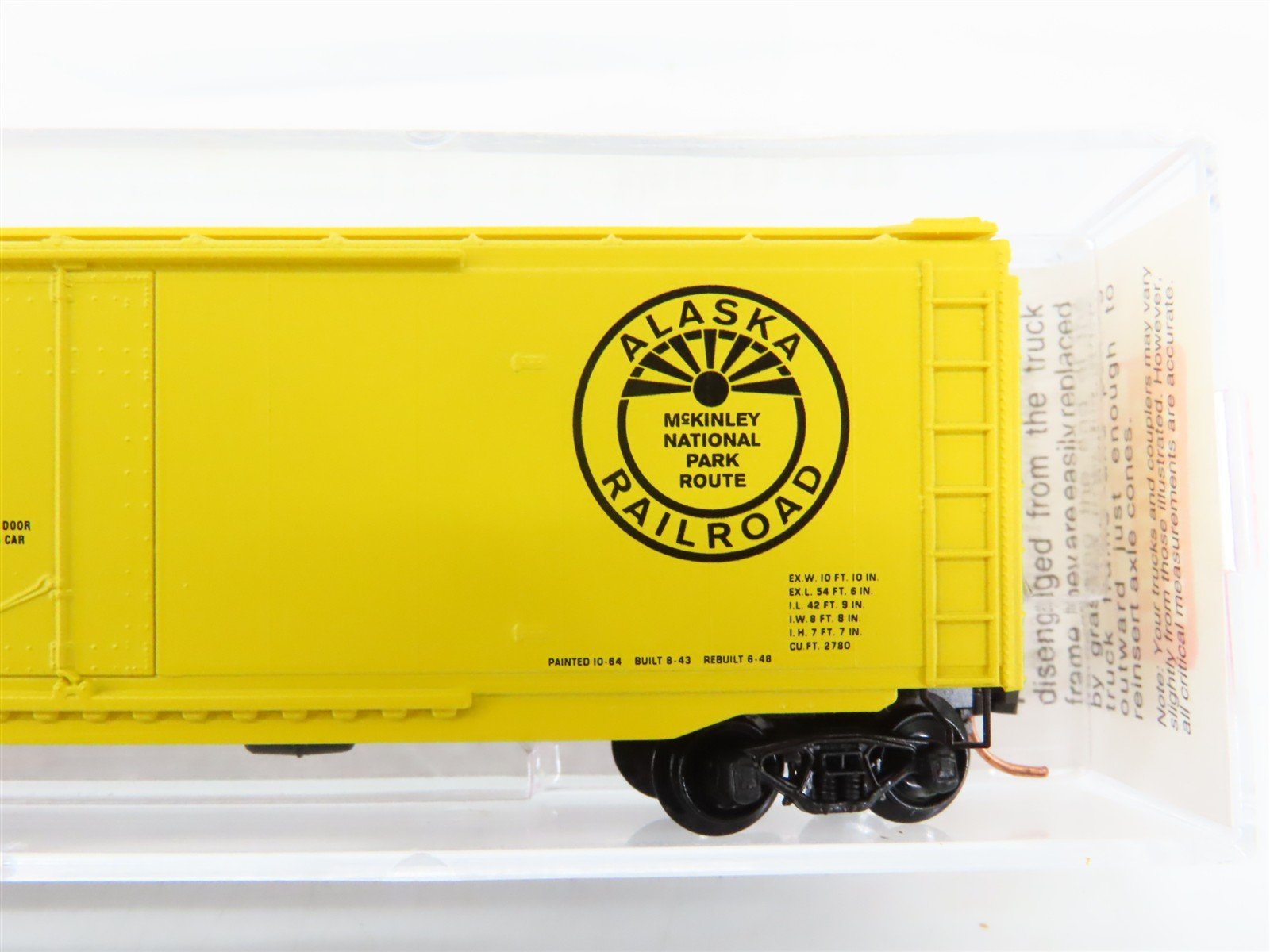 N Scale Micro-Trains 32100 ARR Alaska Railroad 50' Box Car 11728 RTR