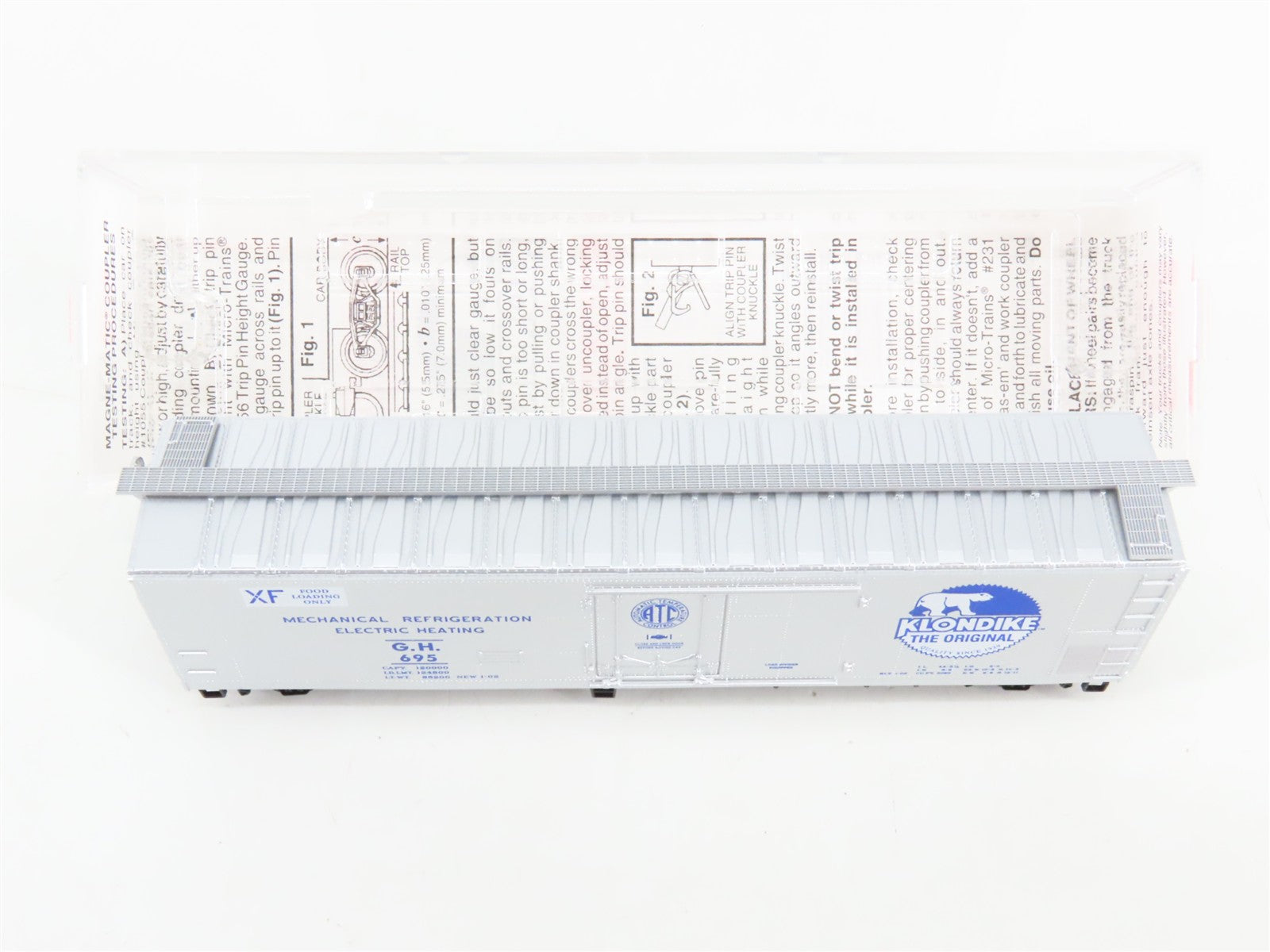 N Scale Micro-Trains 69160 GH Klondike 51' Rivet Side Mechanical Reefer 695 RTR
