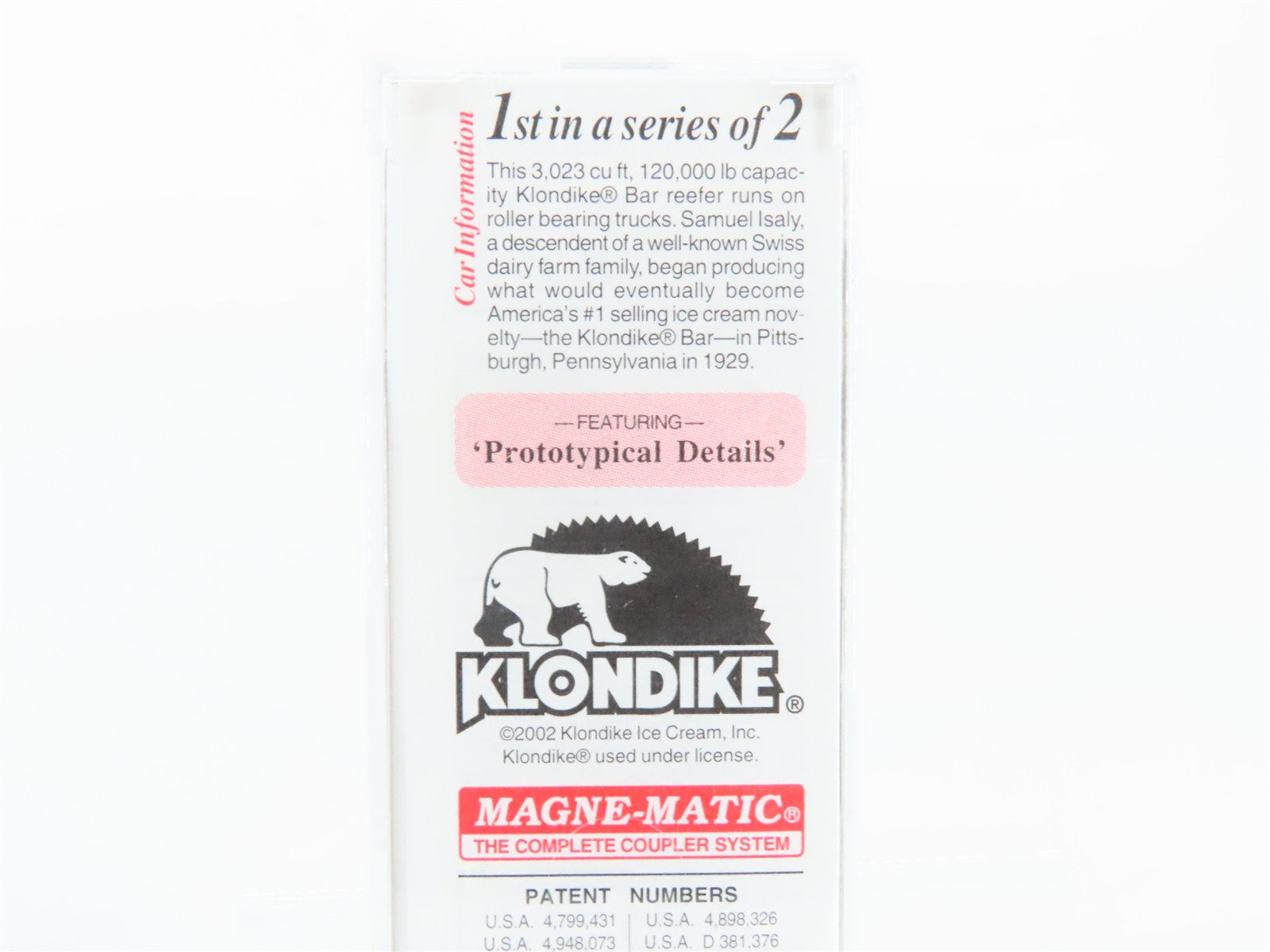 N Scale Micro-Trains 69160 GH Klondike 51' Rivet Side Mechanical Reefer 695 RTR