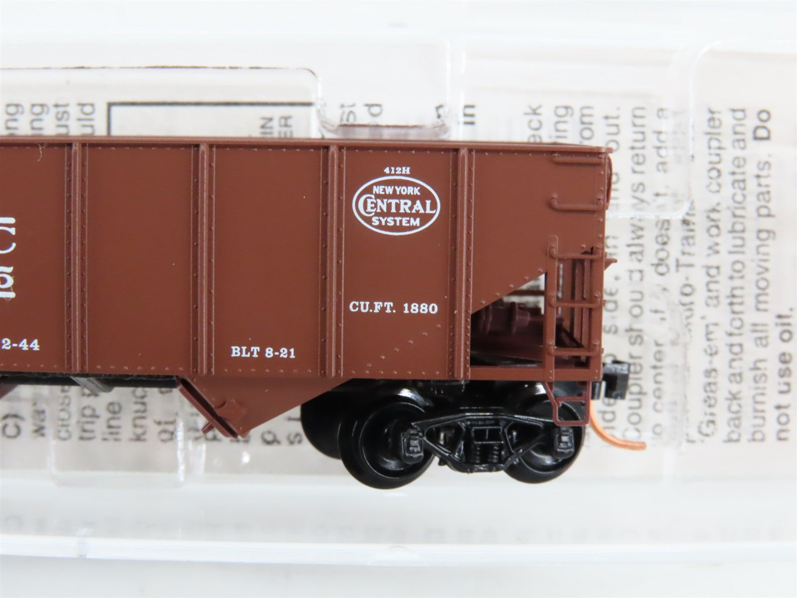 N Scale Micro-Trains 56170 NYC New York Central 33' 2-Bay Hopper 838495 RTR