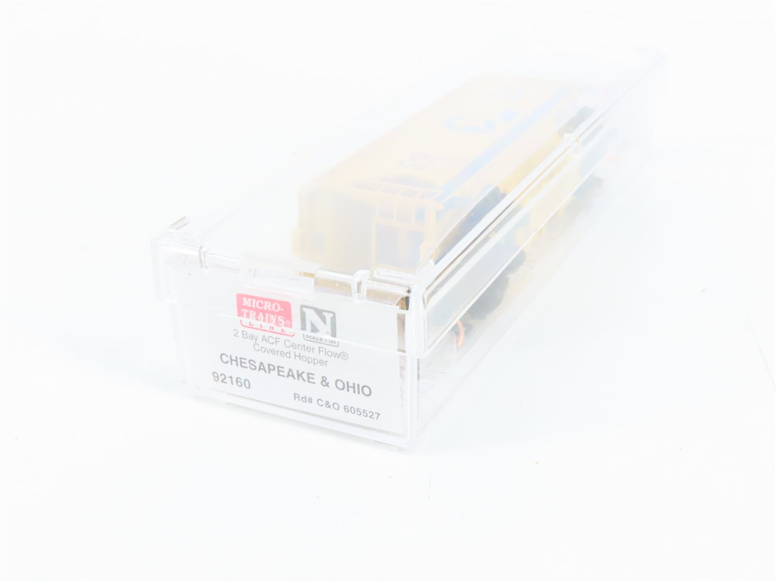 N Scale Micro-Trains 92160 C&O Chesapeake & Ohio Hopper 605527 RTR