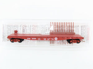 N Scale Micro-Trains 45160 WM Western Maryland 50' Fishbelly Flat Car 2645 RTR