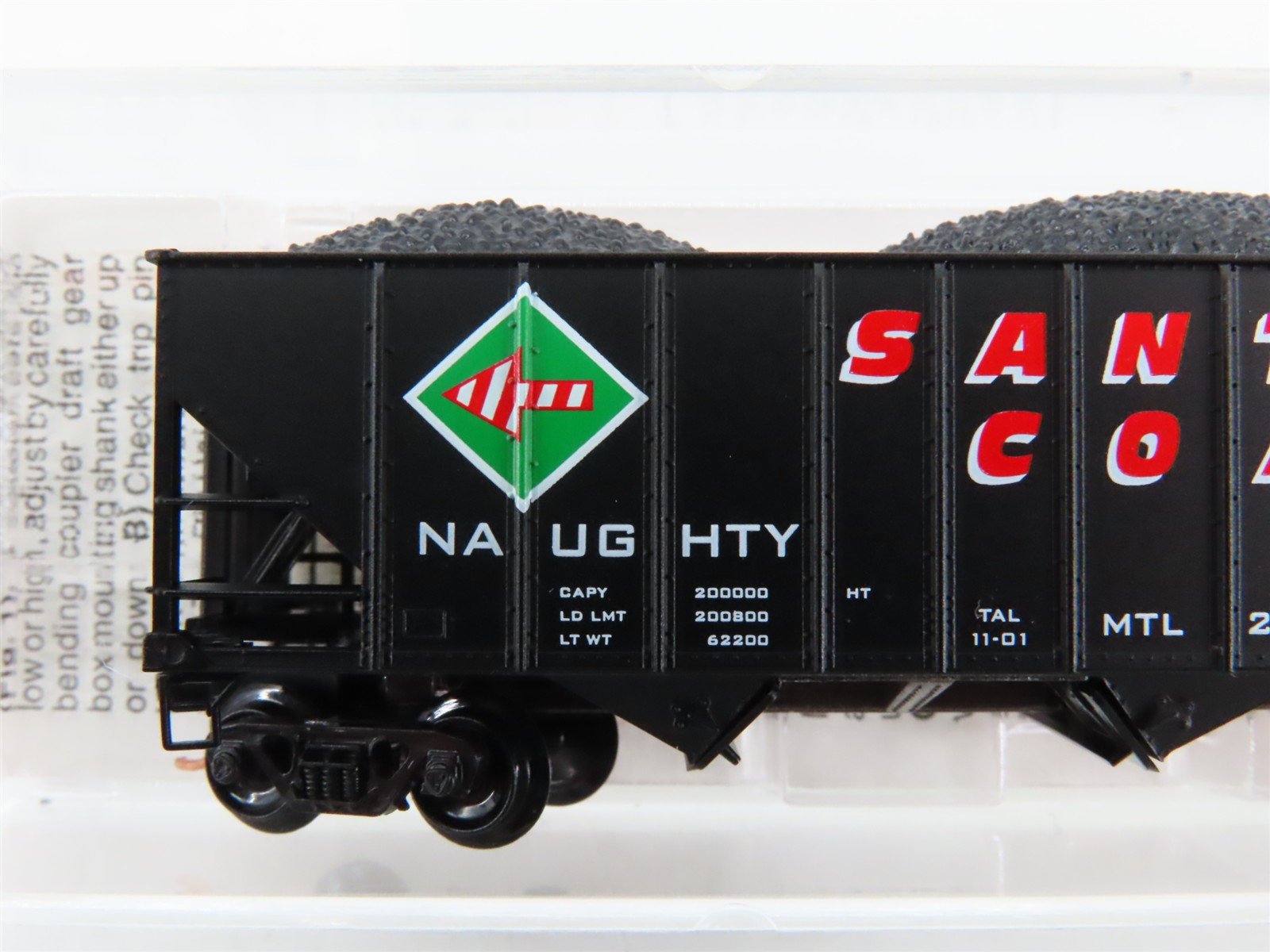 N Scale Micro-Trains 108070 MTL Micro-Trains Line 3-Bay Open Hopper 2001 RTR