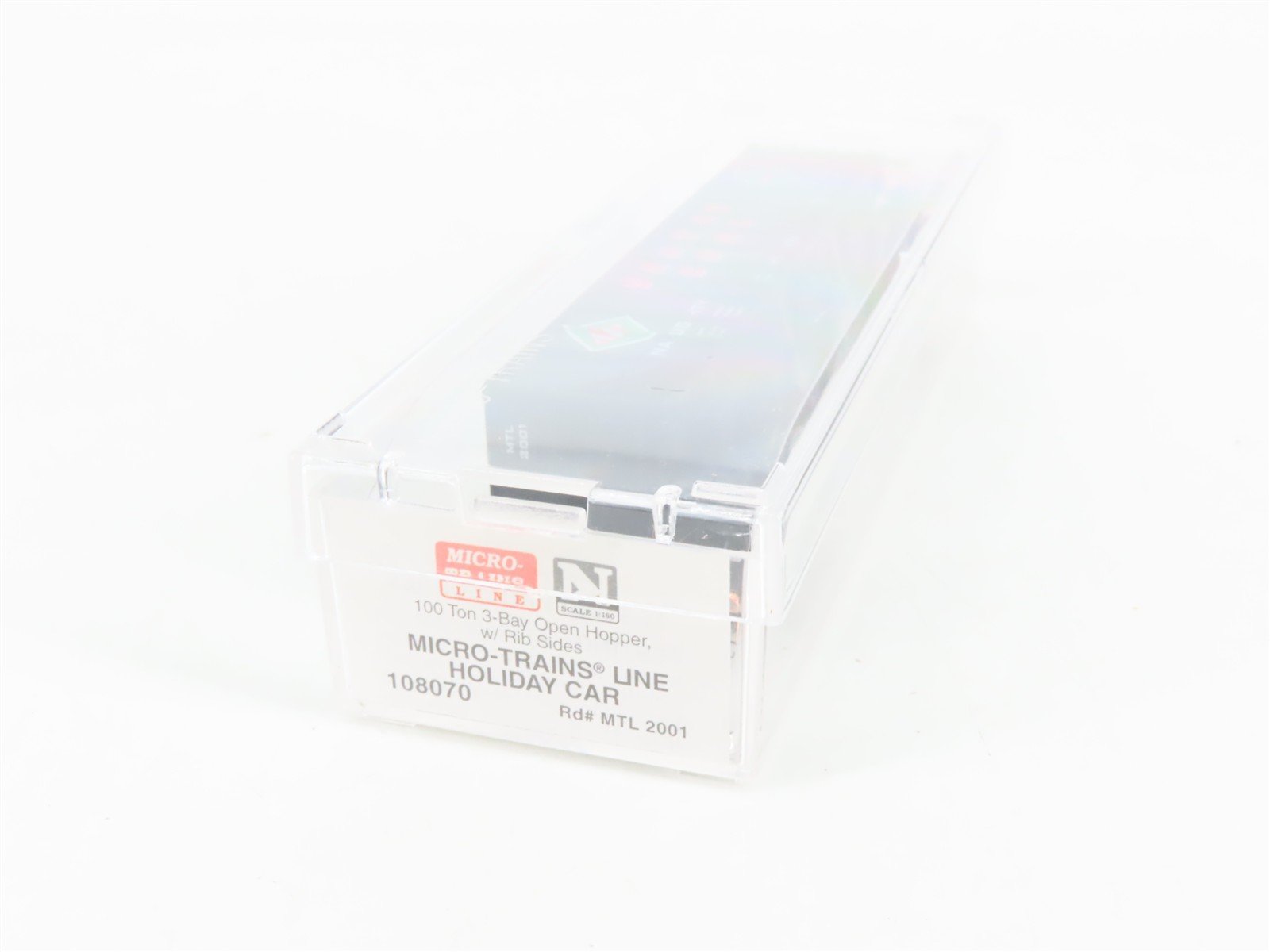 N Scale Micro-Trains 108070 MTL Micro-Trains Line 3-Bay Open Hopper 2001 RTR