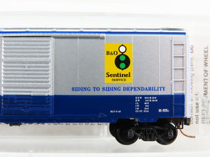N Scale Micro-Trains 20256 B&O Baltimore & Ohio 40' Box Car 466096 RTR