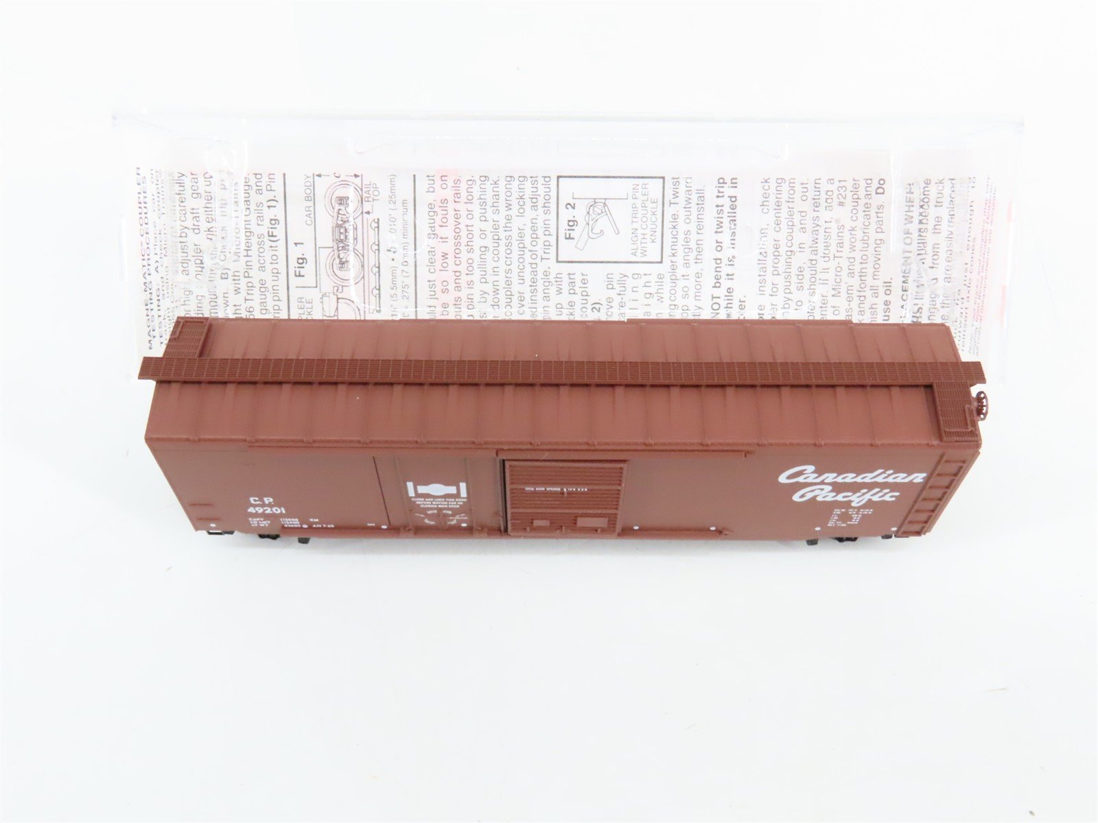 N Scale Micro-Trains 33140 CP Canadian Pacific 50' Standard Box Car 49201 RTR