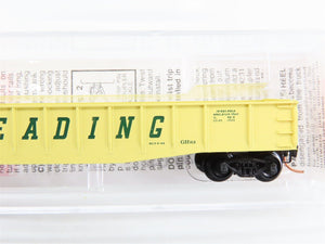 N Scale Micro-Trains 46370 Reading 50' Fishbelly Side Gondola w/ Drop Ends RTR