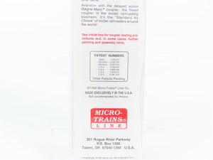 N Scale Micro-Trains 105040 SCL Seaboard Coast Line 50' Steel Side Gondola RTR