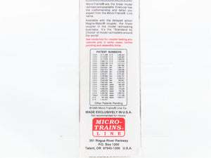 N Scale Micro-Trains 21110 ATSF Santa Fe 40' Plug Door Box Car 149953 RTR